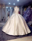 Vintage 1950S Style Satin Ball Gowns Wedding Dresses Halter Top