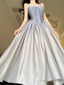Vintage A Line Spaghetti Straps Long Birthday Dresses Prom Dress Birthday Outfits