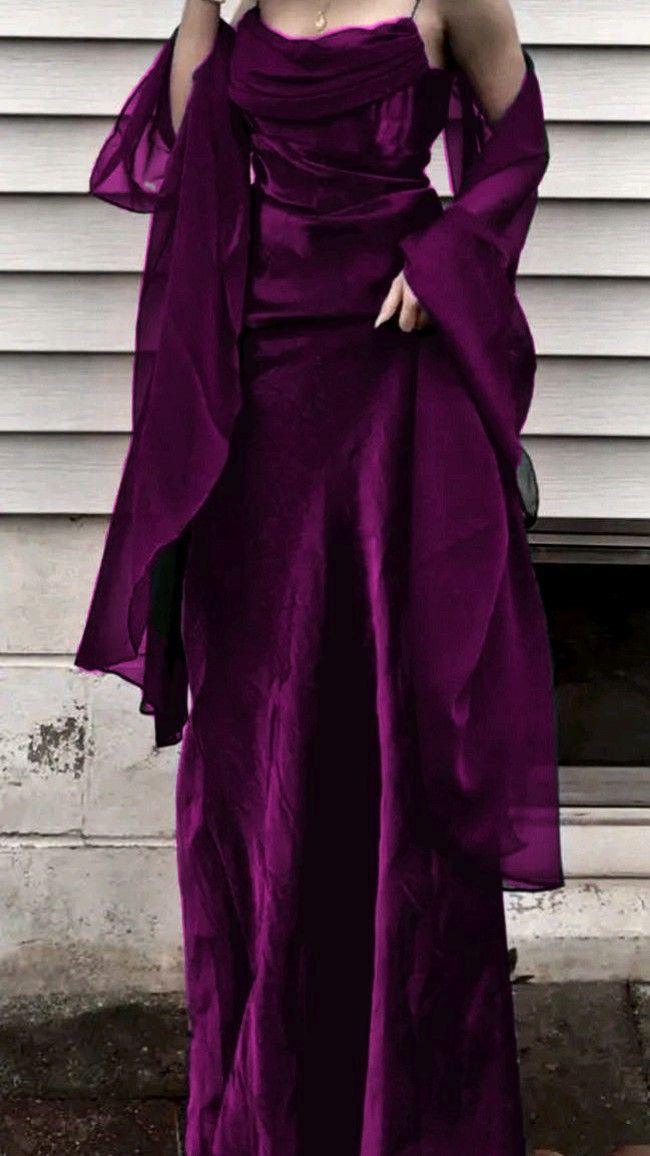 Vintage A Line Spaghetti Straps Sleeveless Burgundy Prom Dresses Long Prom Dress