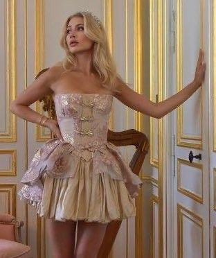 Vintage Ball Gown Gold Homecoming Dresses 18Th Birthday Outfits