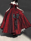 Vintage Ball Gown Straps Long Burgundy Ruffles Lace Prom Dresses Birthday Outfits