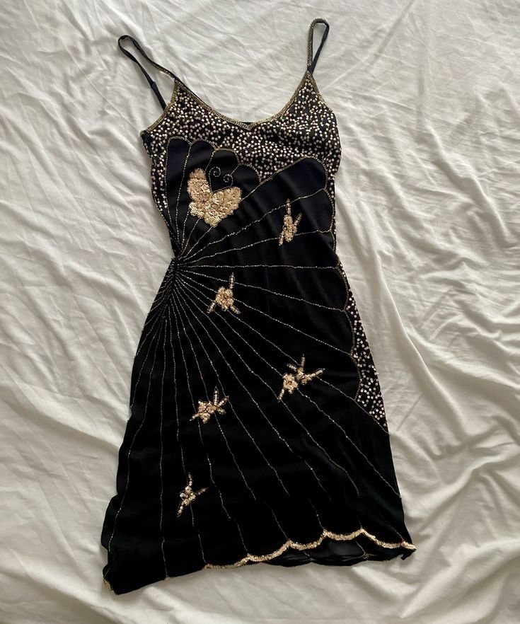 Vintage Black Strapless Butterfly Sequin Birthday Short Skirt Homecoming Dress Main image