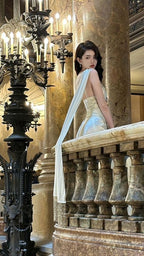 Vintage Champagne Prom Dress Mermaid Birthday Outfits
