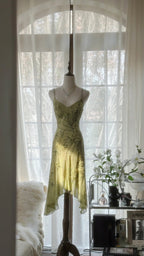 Vintage Evening Dresses, Sleeveless Green Party Gowns