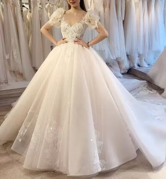 Vintage Fairy Corset Dress White Long Formal Gown Wedding Dresses Main image