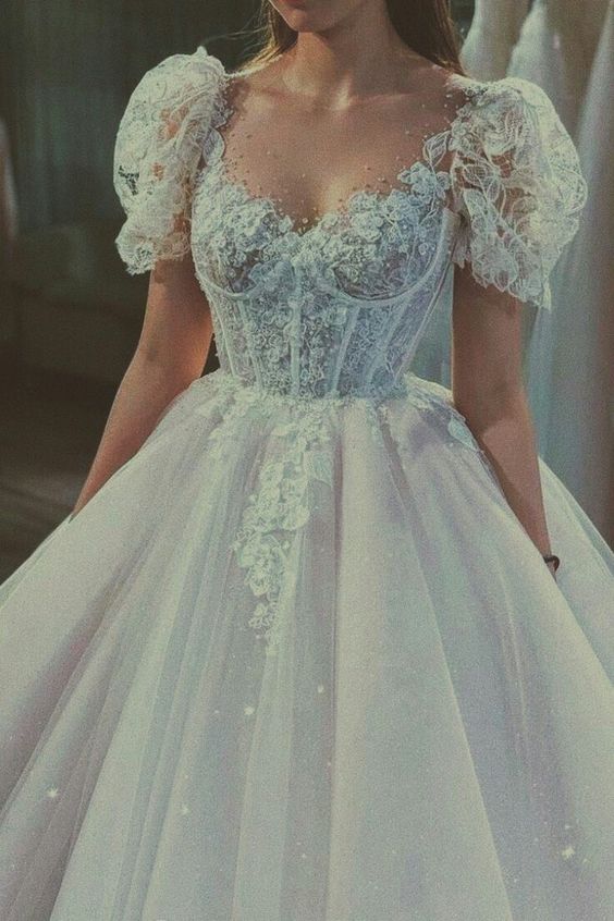 Vintage Fairy Corset Dress White Long Formal Gown Wedding Dresses Secondary image