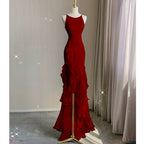 Vintage High Low White Chiffon Wedding Dresses