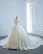 Vintage Lace Wedding Dress Off The Shoulder Bridal Gown