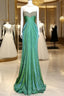 Vintage Mermaid Sweetheart Green Long Formal Prom Gown Fairy Formal Prom Dress