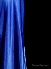 Vintage Mermaid Sweetheart Neckline Royal Blue Satin Backless Prom Gown Fairy Prom Dresses