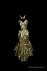 Vintage Mermaid Sweetheart Short Prom Gown Fairy Prom Dresses