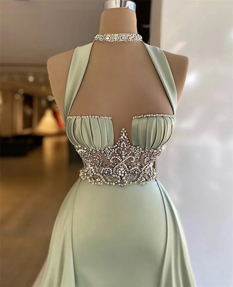 Vintage Sage Green Prom Dress Long Prom Dresses – Frisco Dresses