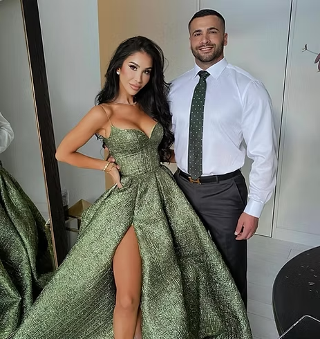 Vintage Spaghetti Straps Green Prom Dress Long Prom Dresses