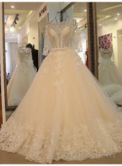 Wedding Dress Sexy Long Sleeves Wedding Dress White Flash Diamond Long