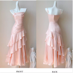 Vintage-Inspired Birthday Party Dresses Under $160 White Ruffled Layered Fairytale Graduation Prom Dresses