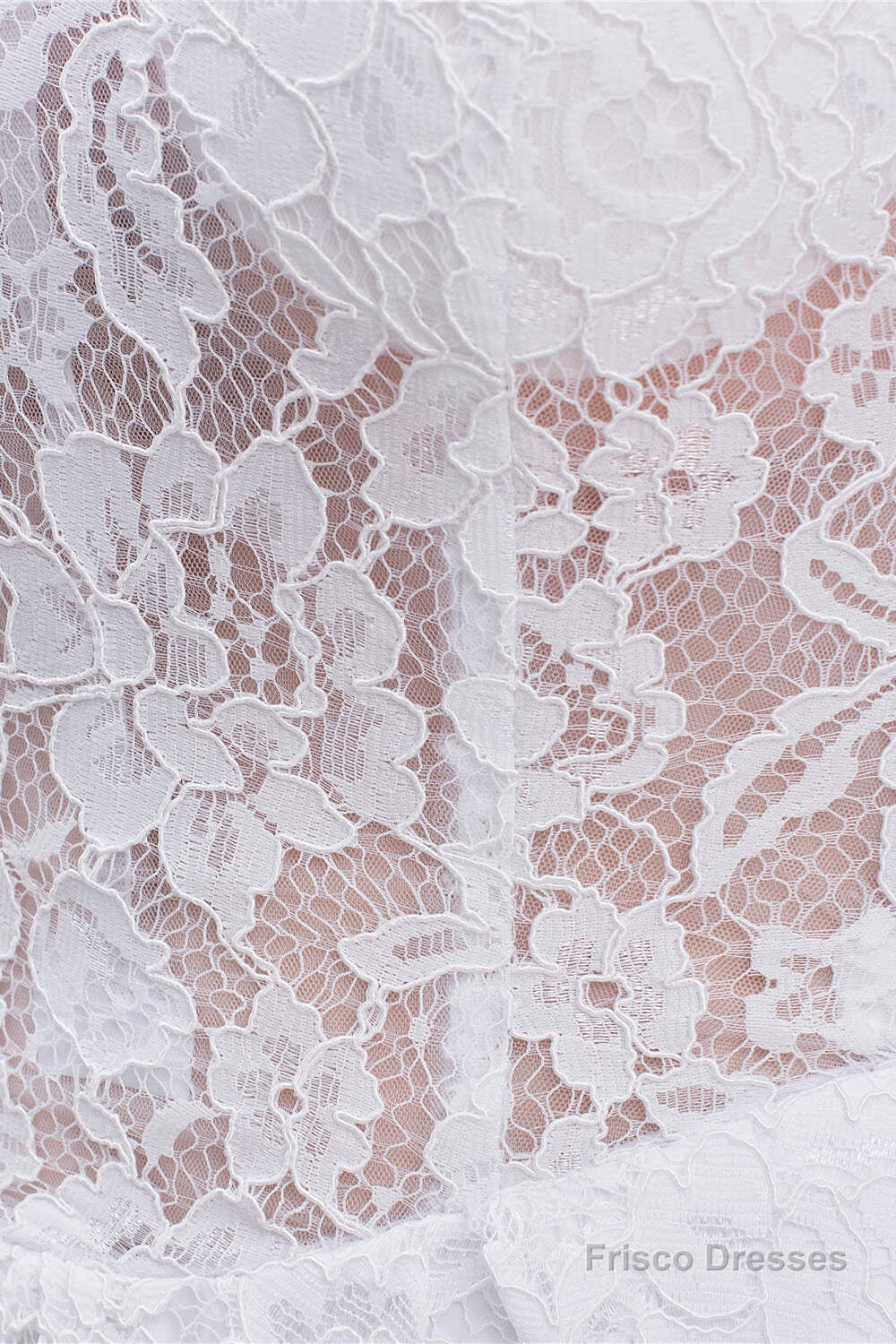 White Lace Off The Shoulder Short Sleeve Corset Wedding Dresses