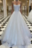 White tulle sequin long Formal Prom Dresses white tulle evening Dresses