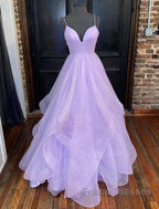 Wholesale Ball Gown A-Line Formal Prom Dress Sparkle & Shine Dress Formal Wedding Party Floor Length Sleeveless Sweetheart Tulle Backless With Pleats Ruffles