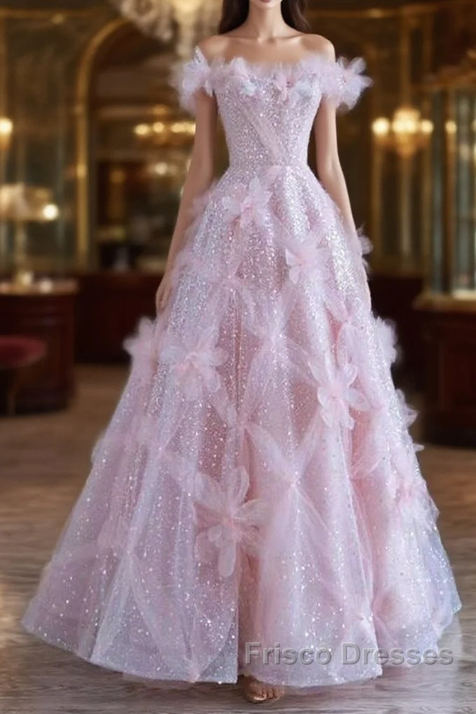 Women High Feeling Pink Fairy Formal Prom Dress Long Party Dress