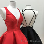 Womens Strappy Back Homecoming Dress Short Formal Prom Gowns