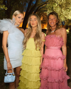 Yellow A-Line Tiered Tulle Off-The-Shoulder Long Prom Party Dress