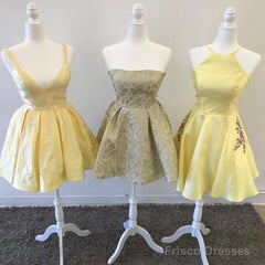 Yellow Homecoming Dresses