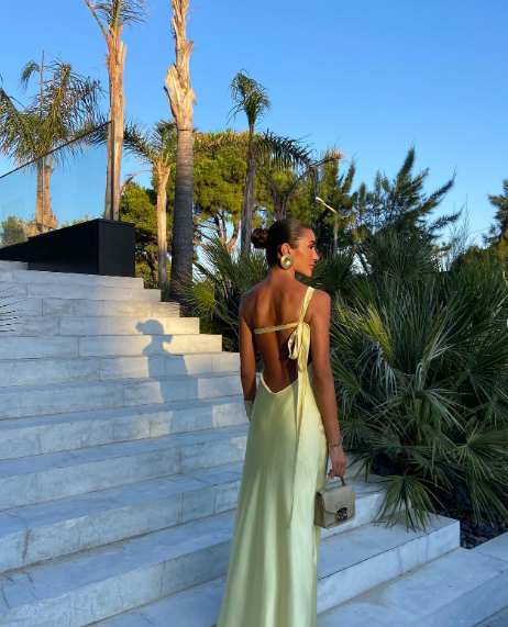 Yellow One Shoulder Prom Dresses, Evening Dress, Floor Length Party Gowns Secondary image