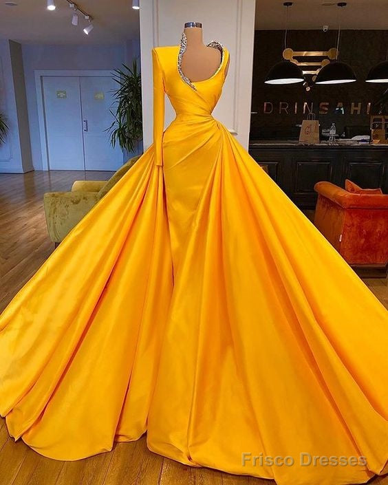 Yellow Prom Dresses Long Prom Dresses Main image