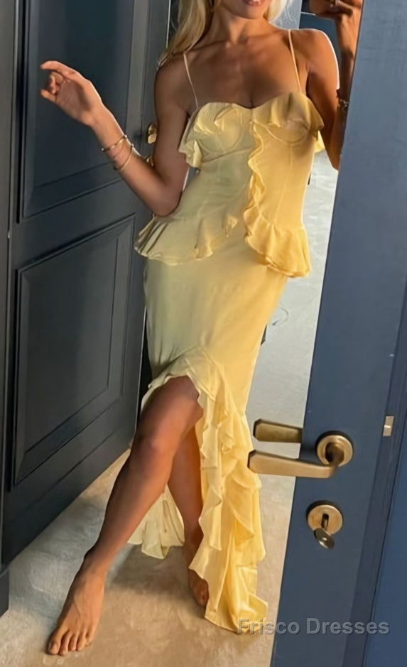 Yellow Prom Dresses Party Evening Gowns Main image