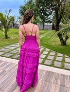 New Purple V-Neck Prom Dress, Graduation Party Dresses