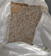 Robe de bal ivoire hors épaule avec robe nuptiale robe de mariée, longue robe de fiançailles en ivoire, vêtements africains pour femmes robe de porm